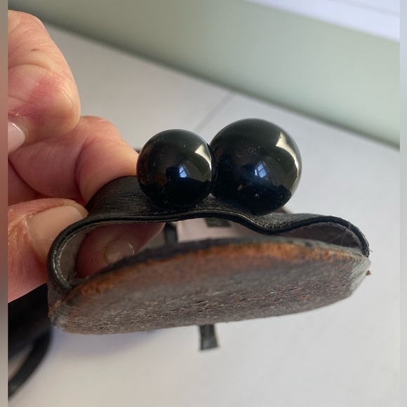 Adorable & Sexy Vintage Marc Jacob’s Black Slingback Heels 👠 with Balls on Toes - Picture 14 of 16